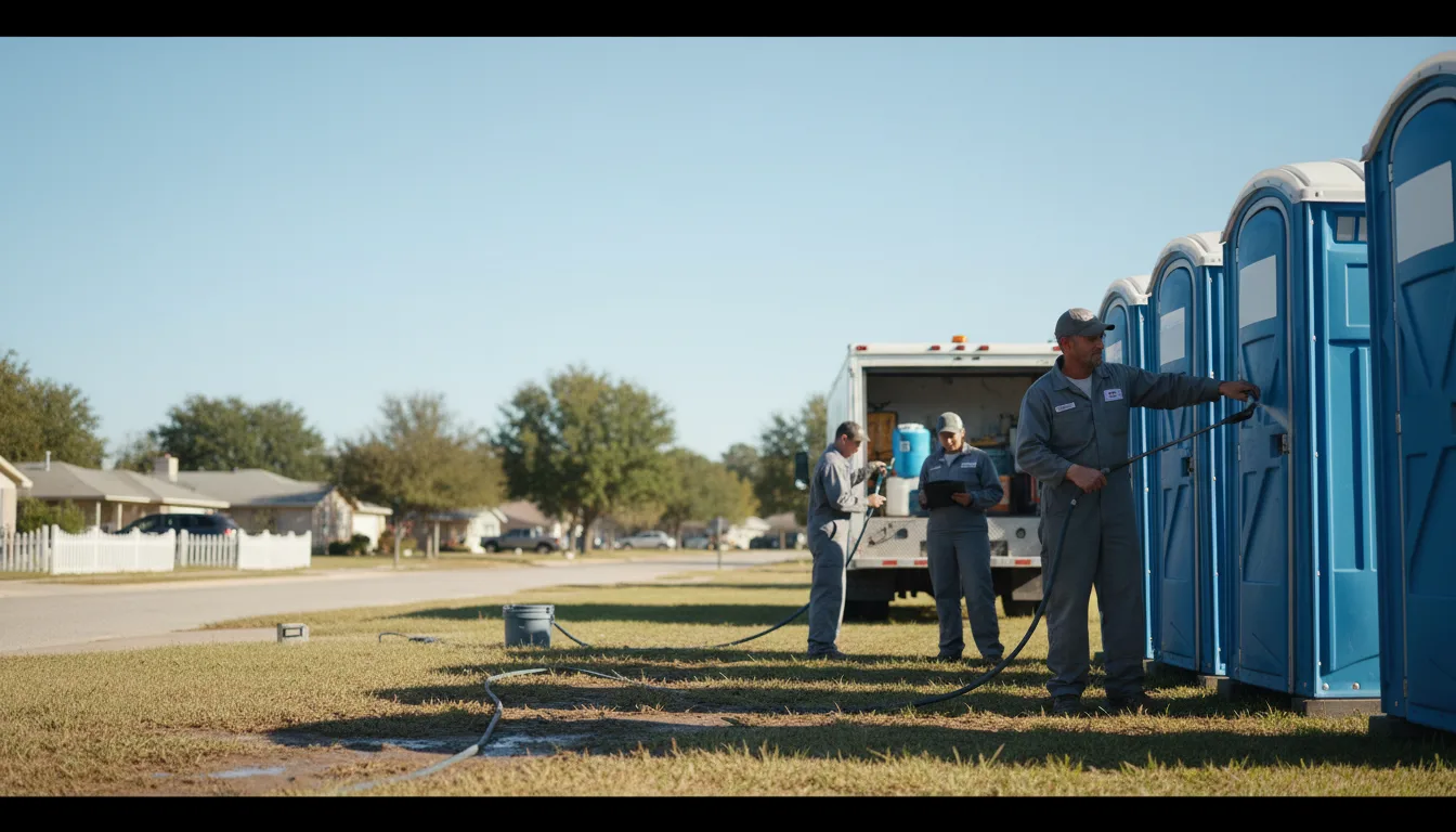 Long-Term Portable Toilet Rental in Crossville, AL near me